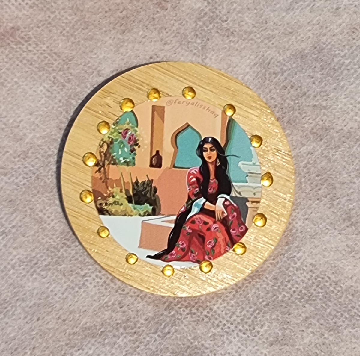 ⁦Wooden Mirror 1⁩ - الصورة ⁦1⁩