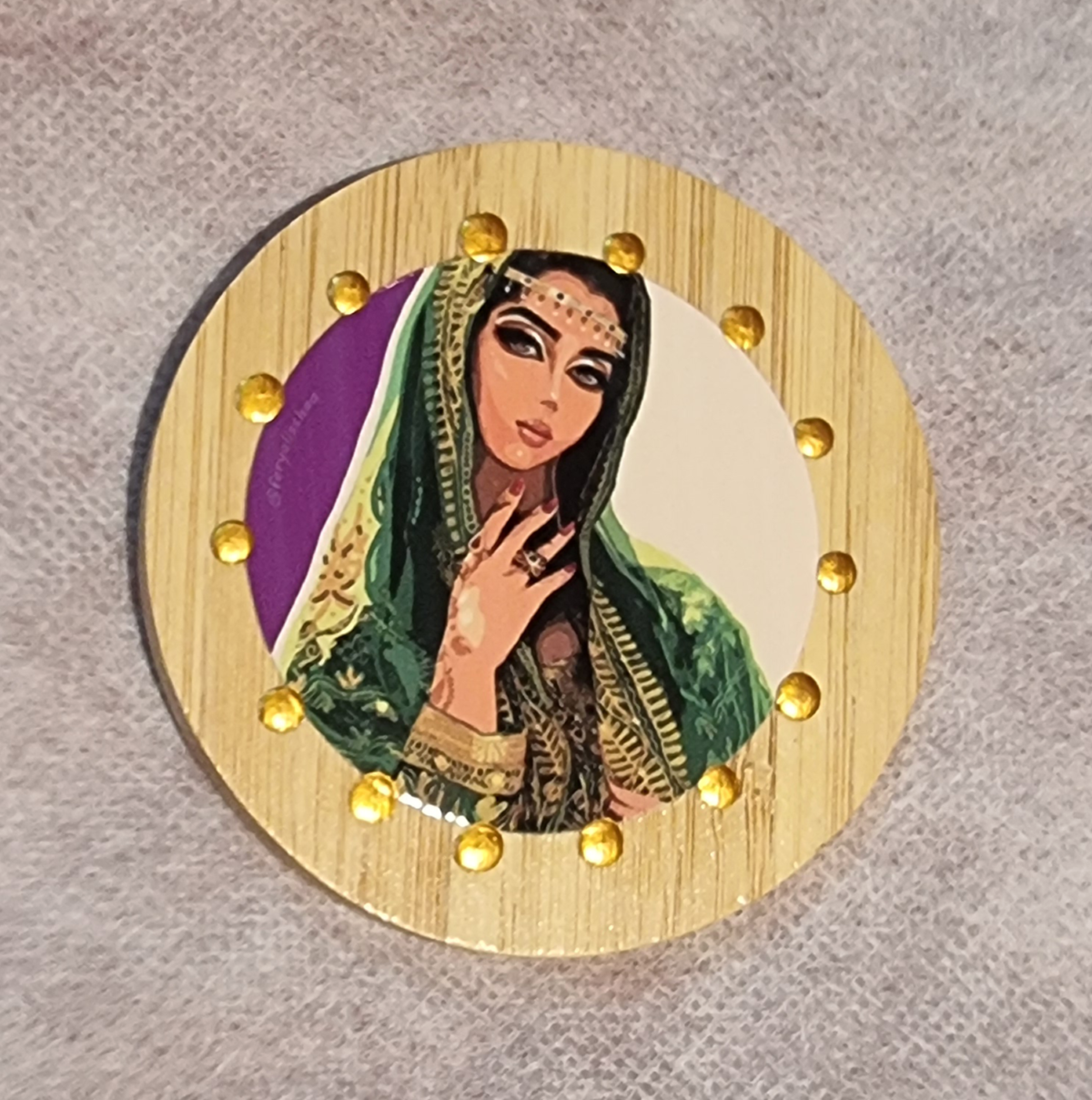 Wooden Mirror 2 - Image 1