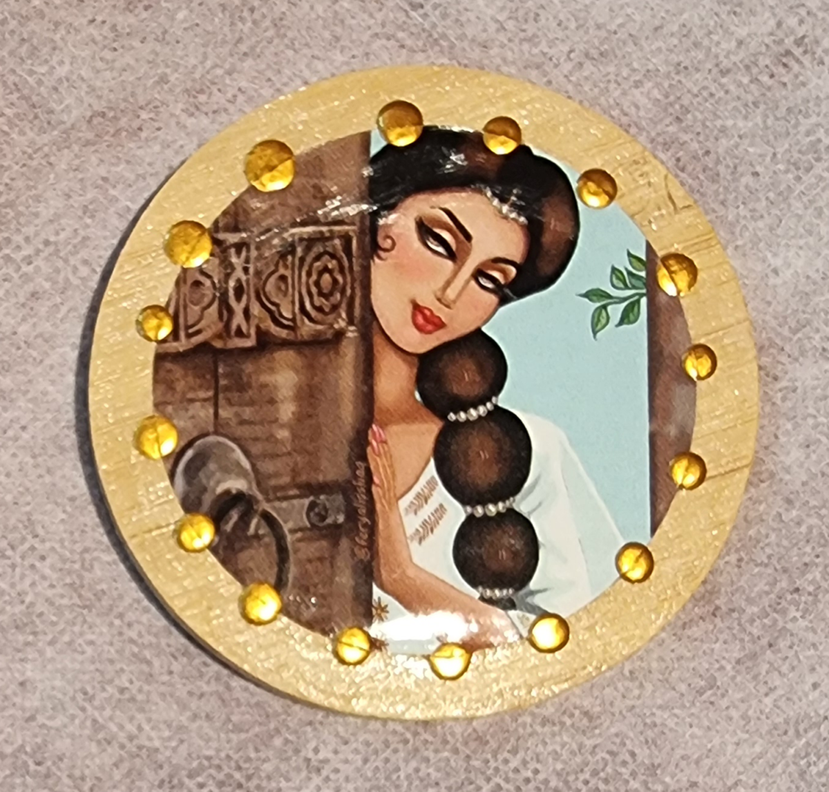 Wooden Mirror 6 - Image 1