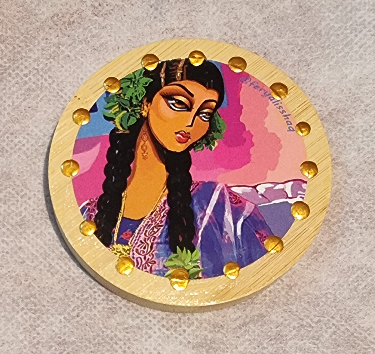 Wooden Mirror 7 - Image 1