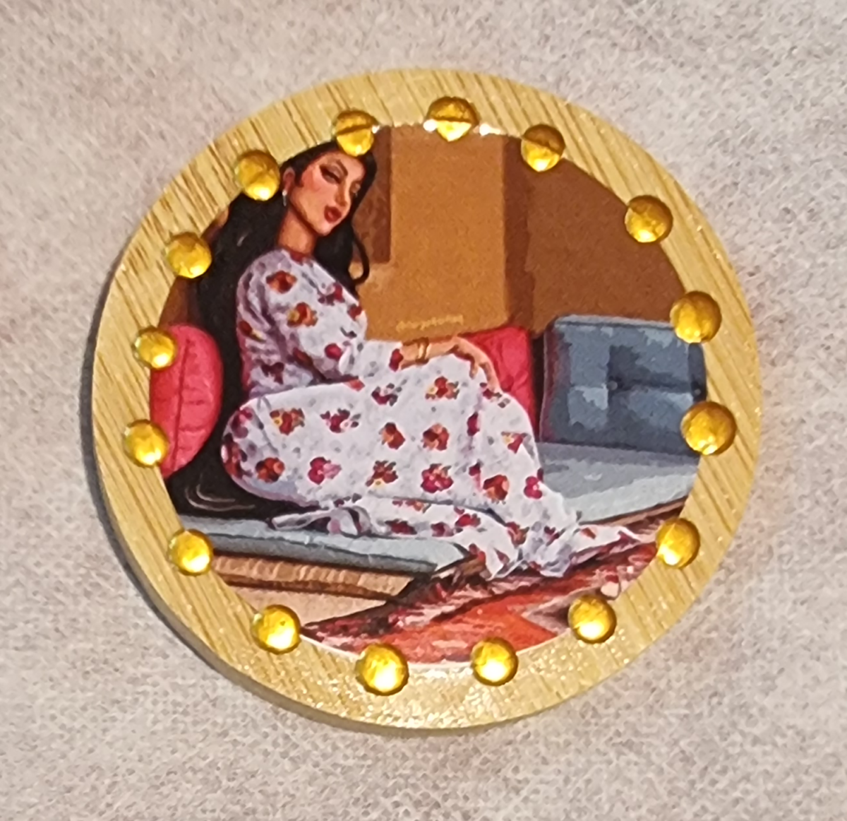 Wooden Mirror 11 - Image 1