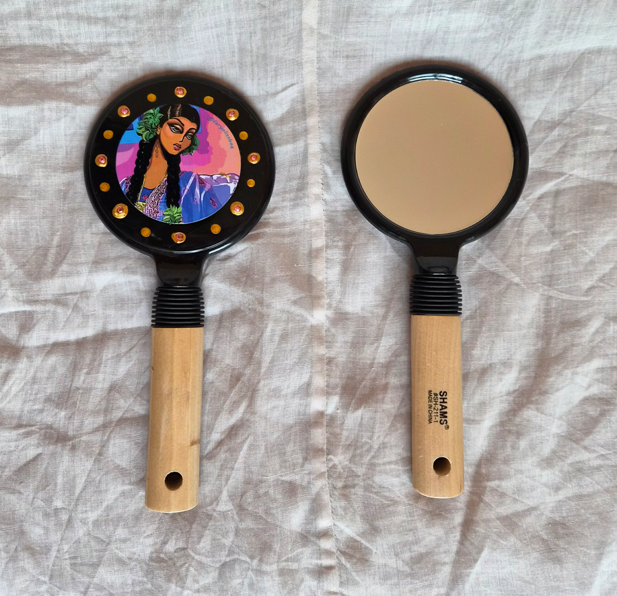 Mirror with Handle 3 - Image 1